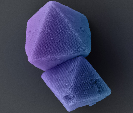 Origami with DNA crystals